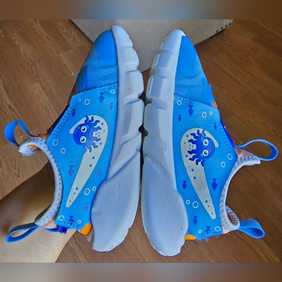 Nike Flex Runner 2 Univ Blue/Summits White Toddler Kids Athletic Shoes, Sz 9C - Picture 4 of 8